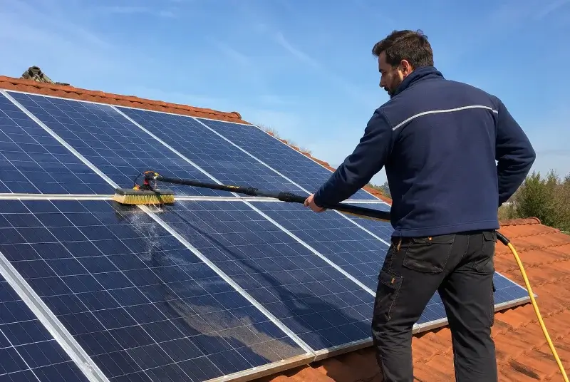 Nettoyage et entretien de panneaux solaires à Pointis-de-Rivière