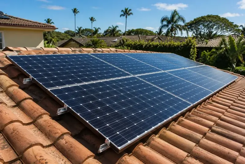 Installation de panneaux solaires à Pointis-de-Rivière